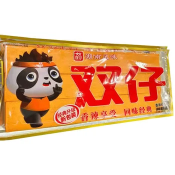 Гигантские снеки Spicy Snack Shuangzai Super Large Strips Острые 888г