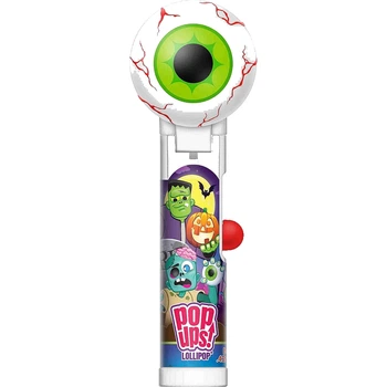 Держатель с леденцом Pop Ups EueBall Frankenstein Scary Lollipop Holders Strawberry Глаз