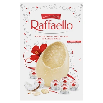 Пасхальное яйцо Raffaello White Chocolate Easter Egg с конфетами 235г