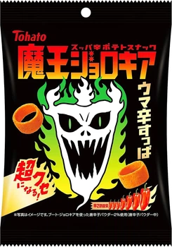 Острые Японские снеки Tohato Demon King Jolokia 40г