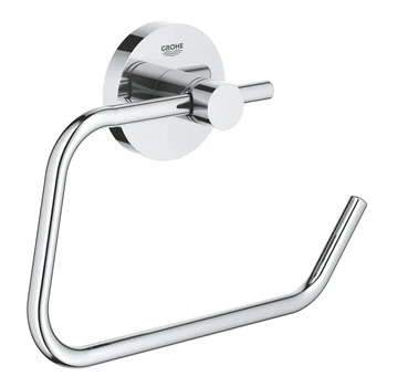 Держатель для туалетной бумаги Grohe металл 104х152х58 мм стальной хромированный (607992)