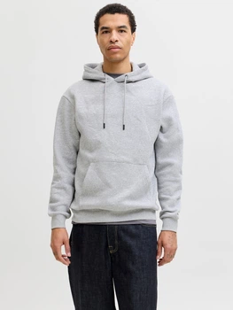 Худі чоловіче Jack & Jones 12249340 M Light Grey (5715434101968)