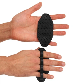 Накладки на ладони силиконовые нескользящие грипсы Gym Grips для силовых тренировок и турника SP-Sport 6742 комплектация 2шт