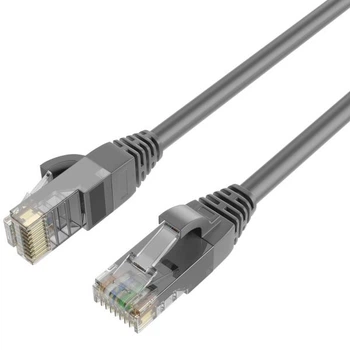 Патч-корд кручена пара HikVision DS-1NP6UEC0 UTP Cat 6 Cu (3 м) grey
