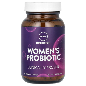 Жіночий пробіотик MRM, Nutrition "women's Probiotic" суміш 2 штамів з журавлиною і D-маннозой, 3.5 млрд ДЕЩО (60 веганских капсул)