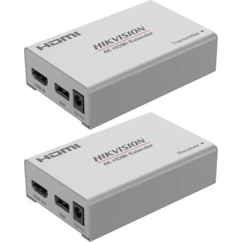 HDMI-подовжувач по звитій парі Hikvision DS-52EX01HI-4K до 120 метрів з USB