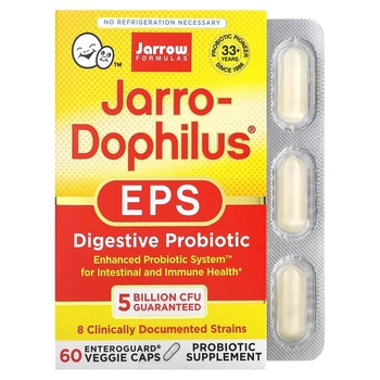 Пробіотик для кишківника Jarrow Formulas Jarro-Dophilus EPS, 5 млрд КУО, 60 капсул