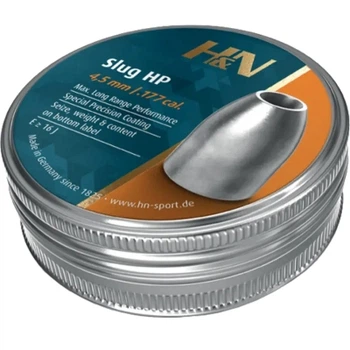 Пульки H&N Slug HP 4.5 мм, 1,04 г, 300 шт/уп (96345101601)