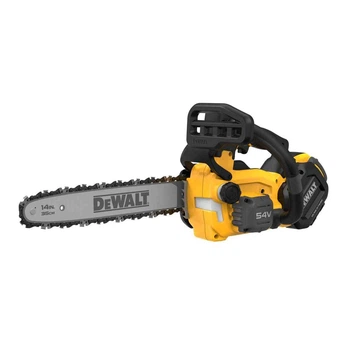 Пилка ланцюгова акумуляторна безщіткова з верхньою рукояткою DeWALT, 54 В XR FLEXVOLT 3 Аг, шина 35 см, ланцюг OREGON 0,325, 1.1