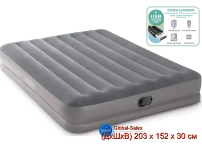 Надувная кровать Intex 64114 (203 x 152 x 30см)