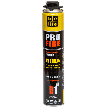 Противопожарная монтажная пена Belife FIRE PRO PFR-B1 750 мл.