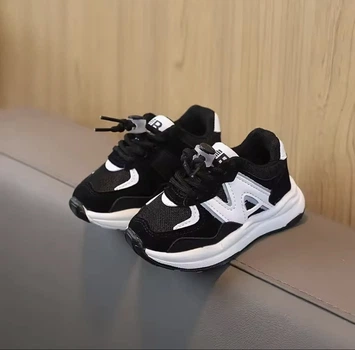 Кроссовки детские черные 28 размер 17,3 см