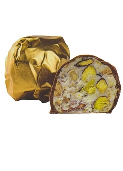 Дубайская конфета Lux Choco #3115 (миндаль, фисташка, пекан, солёная карамель) 1шт 39г