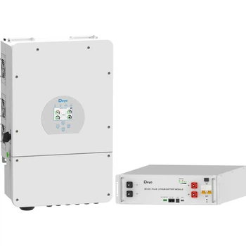 Система хранения энергии Deye SUN-10K-SG02LP1-EU-AM3 10kW + 1 АКБ SE-G5.1Pro-B 5.12 kWh (51.2V/100Ah/5120Wh) [159385]