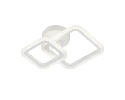 Світлодіодна люстра INTEREES IS 5106-1+1 36W 1620Lm 3000-6000K біла з пультом