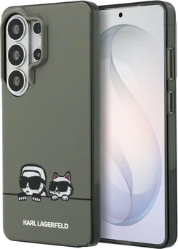Чохол Karl Lagerfeld IML Peekaboo Karl&Choupette MagSafe для Samsung Galaxy S26 Ultra Black (KLHMS26L6HPKACK)
