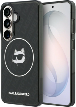 Чохол Karl Lagerfeld IML Repeated Choupette MagSafe для Samsung Galaxy S26 Black (KLHMS26SHMKBCHOK)