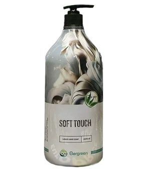 Рідке мило Bergreen з дозатором Soft touch 1000 мл