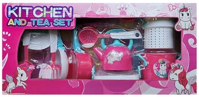 Zestaw naczyń dla dzieci Trifox Jednorożec 11 elementów (5901353113735)