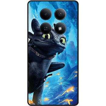 Чохол силіконовий Candy для Xiaomi Redmi Note 15 5G з малюнком Як приручити дракона Dragon