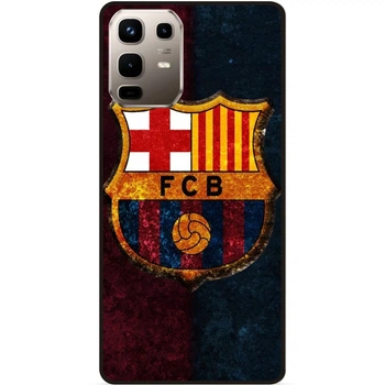 Чехол силиконовый бампер Candy для Infinix Note 50 Pro Plus 5G (X6856) с рисунком Барселона Barcelona