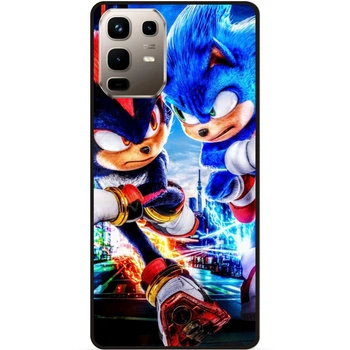Силиконовый чехол бампер Candy для Infinix Note 50 Pro (X6855) с картинкой Соник Sonik Шэдоу