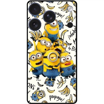 Силиконовый бампер чехол Candy для Iphone 17 Pro с рисунком Minion Миньоны