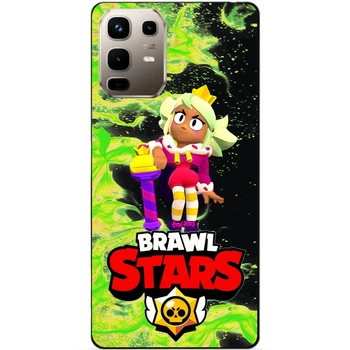 Чехол силиконовый бампер Candy для Infinix Note 50 Pro (X6855) с Героем Brawl Stars Бравл Старс Менди Brawl