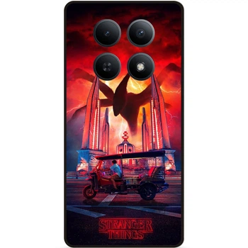 Силиконовый бампер чехол Candy для Xiaomi Redmi Note 15 Pro 4G кино Очень странные дела Stranger things