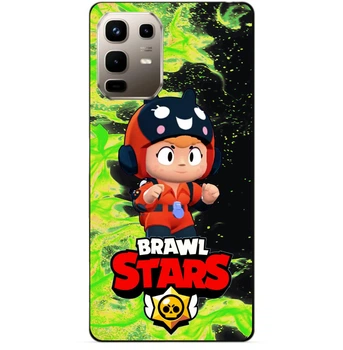 Чехол силиконовый бампер Candy для Infinix Note 50 Pro Plus 5G (X6856) с Героем Brawl Stars Бравл Старс Беа снайпер Brawl