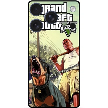 Чехол силиконовый бампер Candy для Iphone 17 Pro Max с картинкой ГТА GTA