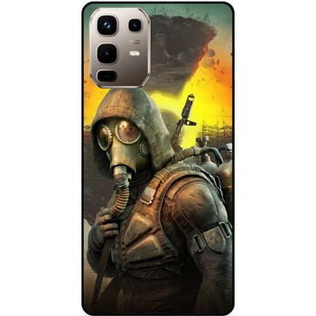 Силиконовый чехол бампер Candy для Infinix Note 50 Pro (X6855) с рисунком Сталкер Stalker