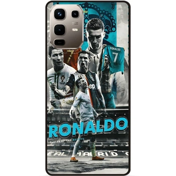 Силиконовый бампер чехол Candy для Infinix Note 50 Pro Plus 5G (X6856) с картинкой Ronaldo Роналдо
