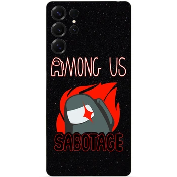 Чехол силиконовый бампер Candy для Samsung S26 Ultra с рисунком Among Us Амонг Ас Саботаж