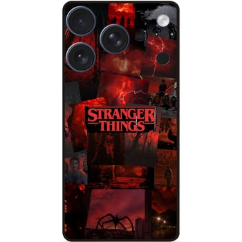 Силиконовый чехол Candy для Iphone 17 Pro с картинкой Stranger things Очень странные дела