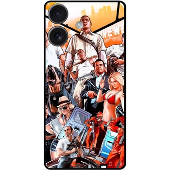 Чехол силиконовый бампер Candy для Tecno Spark Go 2 (KM4) ГТА GTA