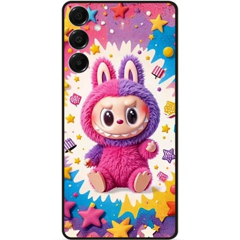 Силіконовий бампер чохол Candy для Samsung S26 з малюнком Labubu Лабубу