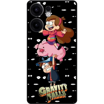 Силиконовый бампер чехол Candy для Oppo Reno 13F с картинкой Gravity Falls Гравити Фолз