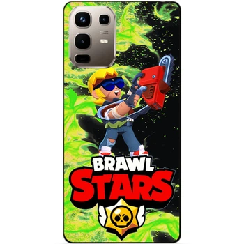 Чехол силиконовый бампер Candy для Infinix Note 50 Pro (X6855) с Героем Brawl Stars Бравл Старс Бастер Brawl