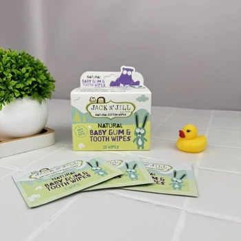 Салфетки Jack N' Jill Baby Gum для десен и зубов 25 шт