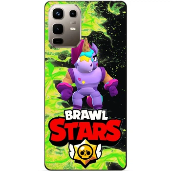 Чехол силиконовый бампер Candy для Infinix Note 50 Pro (X6855) с Героем Brawl Stars Бравл Старс Берри Brawl