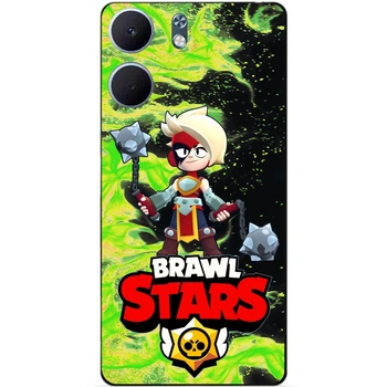 Чехол силиконовый бампер Candy для Oppo A5x с Героем Brawl Stars Бравл Старс Луми Brawl