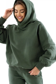 Спортивний жіночий батник Freever AF 5613 хакі 3XL