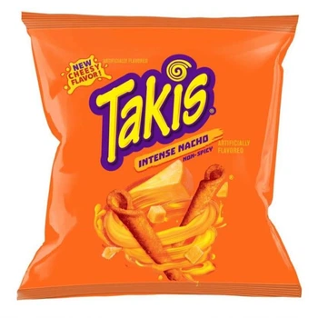 Чипсы тортилья Takis Intense Nacho Cheese Rolled Tortilla Начо Сыр 28.4г