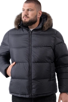 Пуховик мужской Freever NF 2528 черный 56