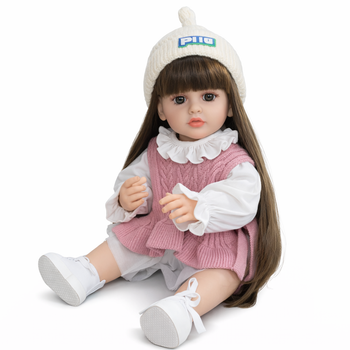 Реалистичная кукла Реборн 55 см полностью силиконовая Doll Reborn Baby К0100214.1
