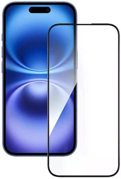 Защитное стекло ShockCase Full Glue для iPhone 16 Plus противоударное 9H олеофобное покрытие