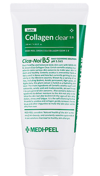 Заспокійлива та глибоко очищаюча пінка Medi-Peel Green Cica Collagen Clear 120 ml
