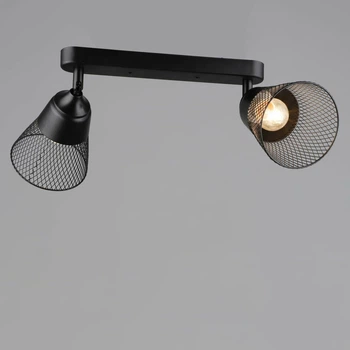 Люстра потолочная в стиле лофт Light House SRS-20421/2 BK черная