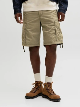 Шорти короткі чоловічі Jack & Jones 12291369 L Olive Night (5715827031506)